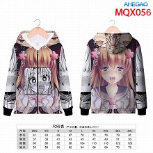 AHEGAO anime long sleeve hoodie sweater cloth