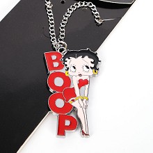 Betty Boop anime necklace