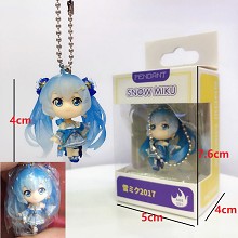 Hatsune Miku anime figure doll key chain