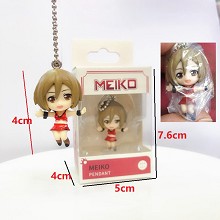 Hatsune Miku anime figure doll key chain