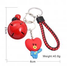 BTS TATA key chain a set