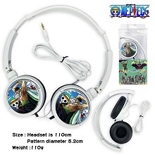 One Piece anime headphone