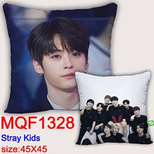 Stray Kids star two-sided pillow