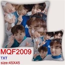 TXT star two-sided pillow