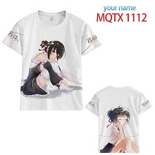 your name anime t-shirt