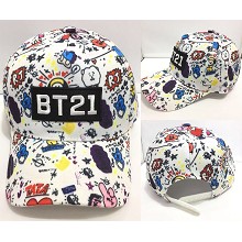 BTS star cap sun hat
