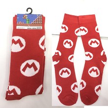 Super Mario cotton socks a pair