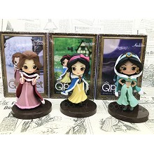 Disney Princess anime figures set(3pcs a set)