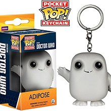 Funko POP Doctor Who ADIPOSE figure doll key chain