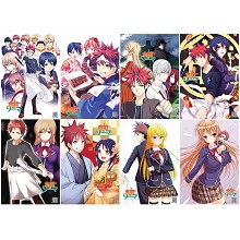 Shokugeki no Souma anime posters(8pcs a set)