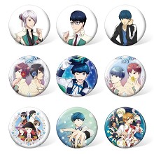 High School Star Musical anime brooches pins set(9pcs a set)