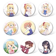 Gotoubun no hanayome anime brooches pins set(9pcs a set)