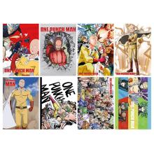 One Punch Man anime posters(8pcs a set)