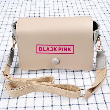 Black Pink star satchel shoulder bag