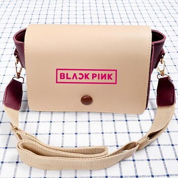 Black Pink star satchel shoulder bag