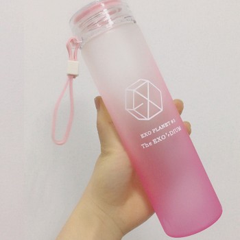 EXO star color glass cup