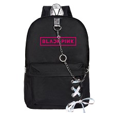Black Pink star backpack bag
