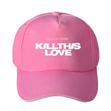 Black Pink kill this love star cap sun hat