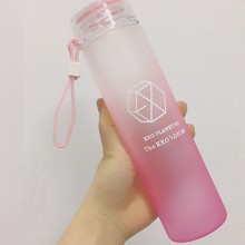 EXO star color glass cup