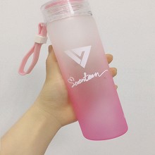 Seventeen star color glass cup