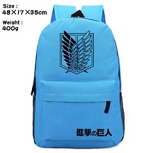 Attack on Titan anime backpack bag