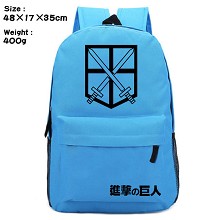 Attack on Titan anime backpack bag