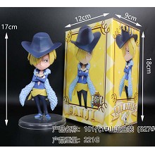 One Piece Q version Sanji anime figure