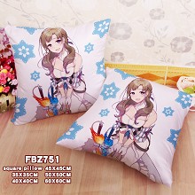 Tsuujou Kougeki ga Zentai Kougeki de Ni-kai Kougeki no Okaasan wa Suki Desu ka anime two-sided pillow