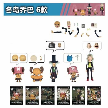 One Piece anime figures set(6pcs a set)