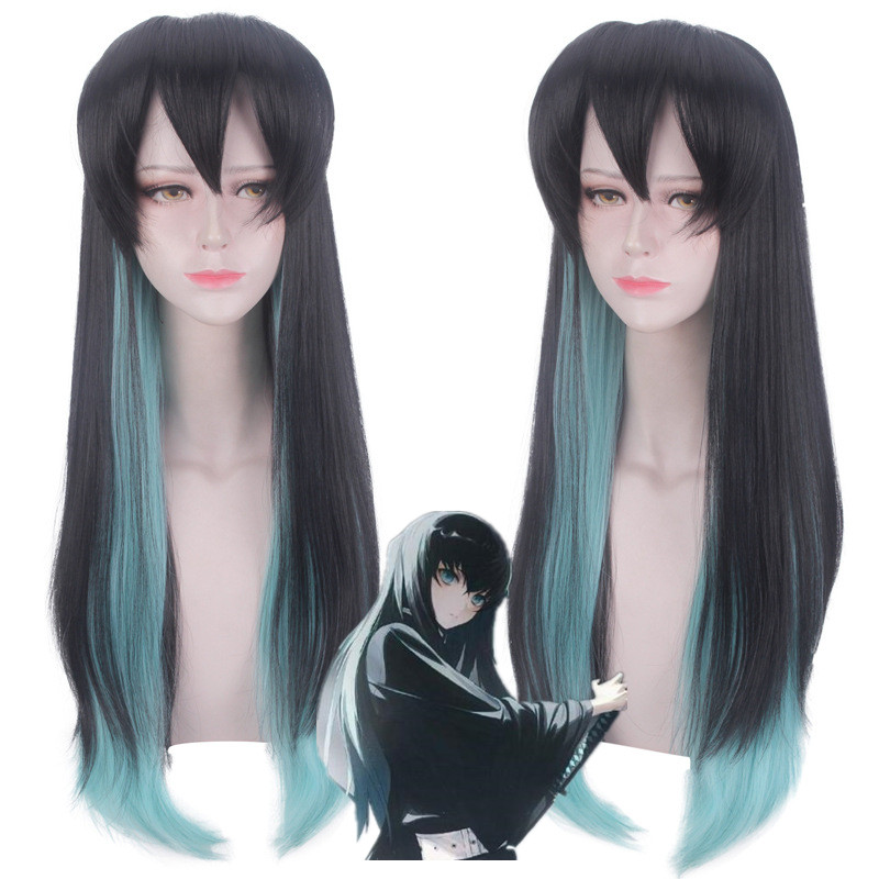 Demon Slayer Sabito cosplay wig.