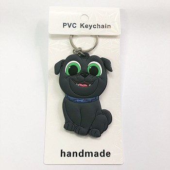 The Dog two-sided key chain