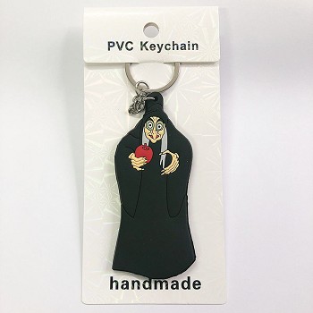 Snow White anime two-sided key chain