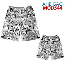 AHEGAO anime beach pants shorts middle pants