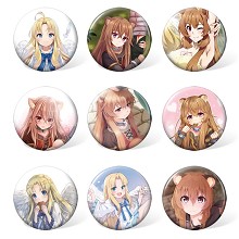 Tate no Yuusha no Nariagari brooches pins set(9pcs...