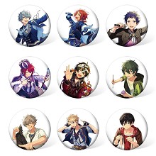 Ensemble Stars anime brooches pins set(9pcs a set)