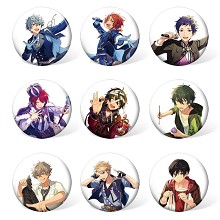 Ensemble Stars anime brooches pins set(9pcs a set)