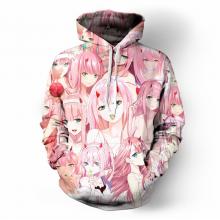 Ahegao DARLING in the FRANXX anime hoodie