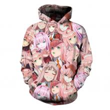 Ahegao DARLING in the FRANXX anime hoodie