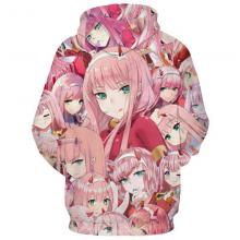 Ahegao DARLING in the FRANXX anime hoodie