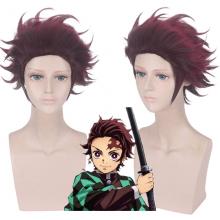 Demon Slayer Tanjiro cosplay wig