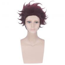 Demon Slayer Tanjiro cosplay wig