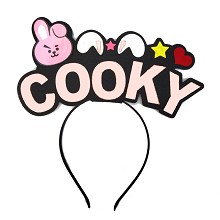 BTS COOKY star hair band headband