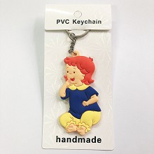 Snoopy anime two-sided key chain