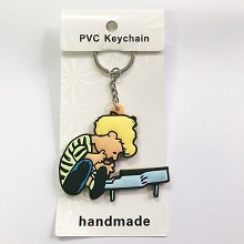 Snoopy anime two-sided key chain