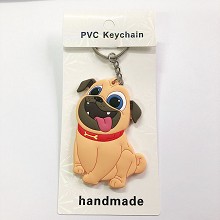 The Dog two-sided key chain