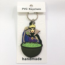 Snow White anime two-sided key chain