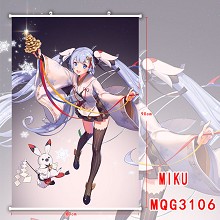 Hatsune Miku anime wall scroll