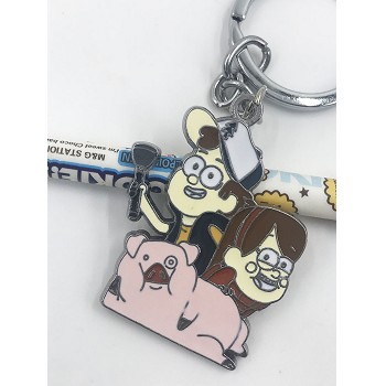 Gravity Falls anime key chain