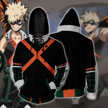 My Hero Academia anime printing hoodie sweater cloth