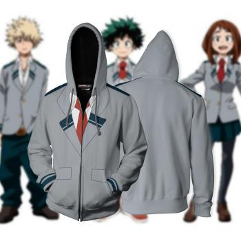 My Hero Academia anime printing hoodie sweater cloth